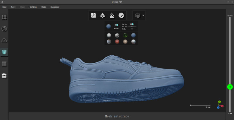 最新版iReal 3D扫描软件支持材质球功能